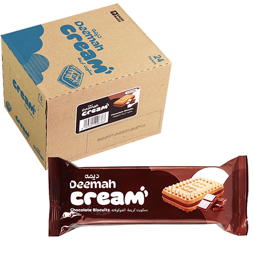 بسكويت كريمي بالشوكولا ديمة 68غ *24