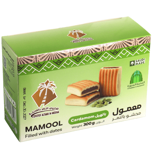 Mamool met dadelvulling kardemom Medina 300g