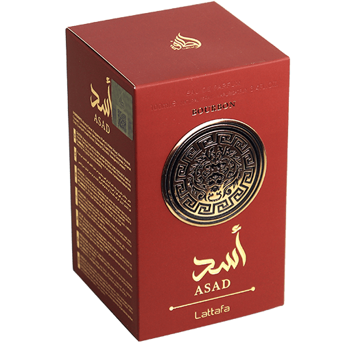 Asad Bourbon Eau de Parfum Lattafa 100ml | عطر أسد بوربون او دو بارفيوم لطافة 100مل