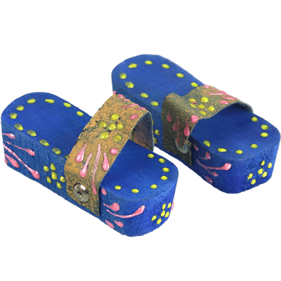 Colored Wooden Clogs Set 6 Pairs | طقم قباقيب خشب ملون 6 جوز