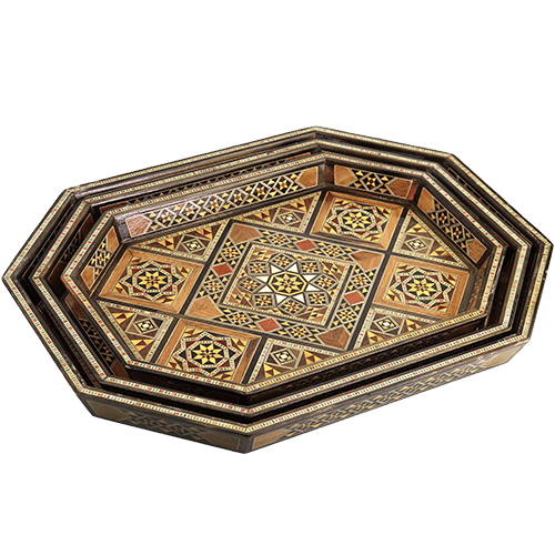 Luxe Geribbelde Serveerschalen Set 3‑delig