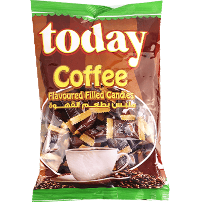 سكاكر محشوة بنكهة القهوة توداي 350غ
