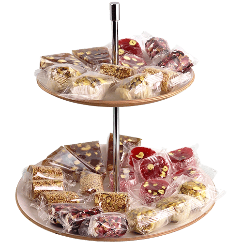 Mixed Turkish Delight Assorted 1000g | راحة عادية مشكلة 1000غ بدون ستاند