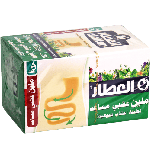 شاي ملين عشبي مساعد سهل العطار 12 كيس