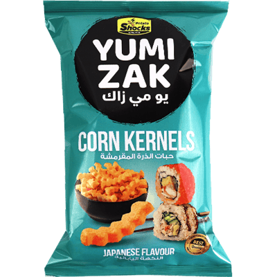 Krokante maïskorrels Japanse smaak Yumi Zak 70 g