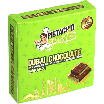 Chocolate Pistachio Gusto 100g | شوكولا بالفستق بيستاشيو غوستو 100غ
