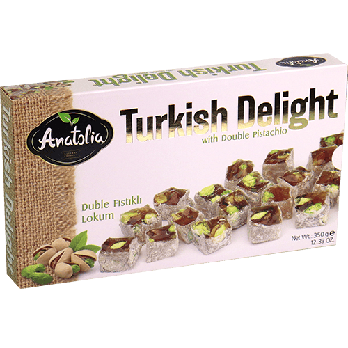 Turkse Lokum Dubbele Pistache Anatolia 350g