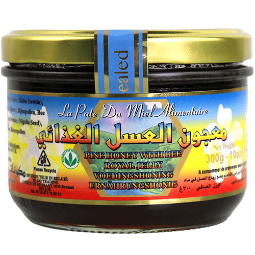 River of Honey Pine Honey with Royal Jelly 300g | معجون العسل الغذائي ريفر أوف هاني 300غ