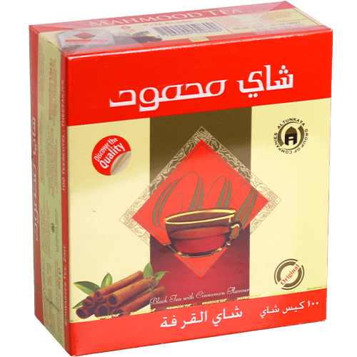 Cinnamon Black Tea Mahmood Tea 100 Bags | شاي القرفة محمود تي 100 كيس
