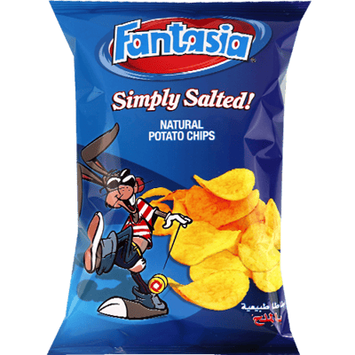 Fantasia Hot & Spicy Chips 90g | Pittige Natuurlijke Aardappelchips