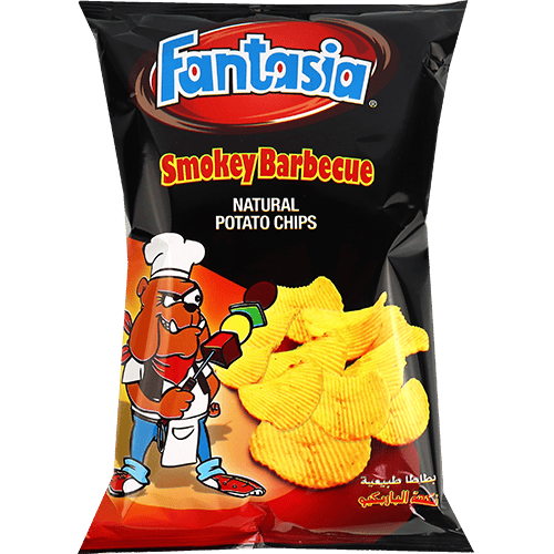 Smokey Barbecue Potato Chips Fantasia 90g | شيبس البربكيو المدخن فانتازيا 90غ