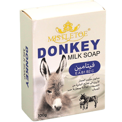 Donkey Milk Soap Mistletoe 100g | صابون حليب الحمار ميسلتو 100غ