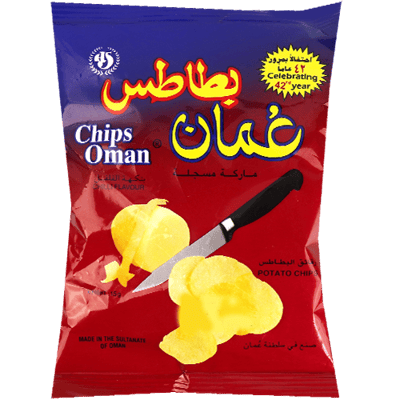 Aardappelchips Oman Original 15g