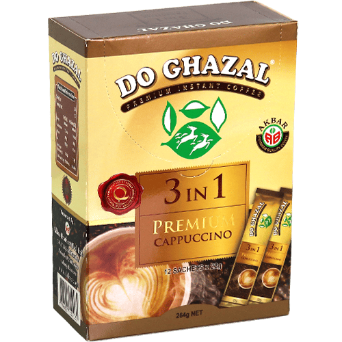 Cappuccino 3in1 Do Ghazal 264g