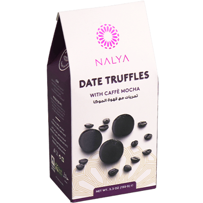 Dadeltruffels met Caffè Mocha Nalya 150g