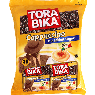 Torabika Cappuccino Zonder Toegevoegde Suiker 20 Zakjes