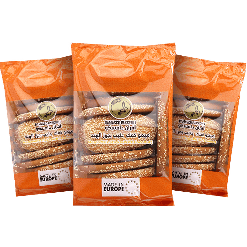 3 X Memo melkstengels met kokos Damasco Bakkerij 300g