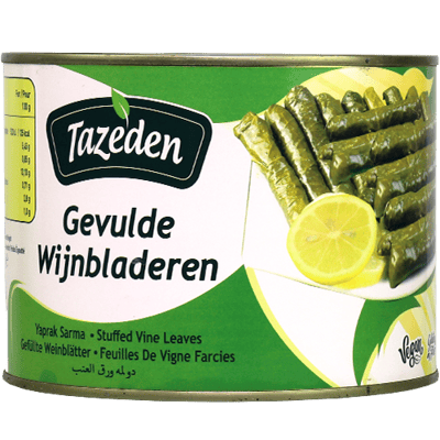 Tazeden Stuffed Vine Leaves 2kg | ورق عنب محشي يالنجي تازيدين 2كغ