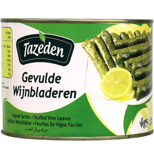 Tazeden Stuffed Vine Leaves 2kg | ورق عنب محشي يالنجي تازيدين 2كغ