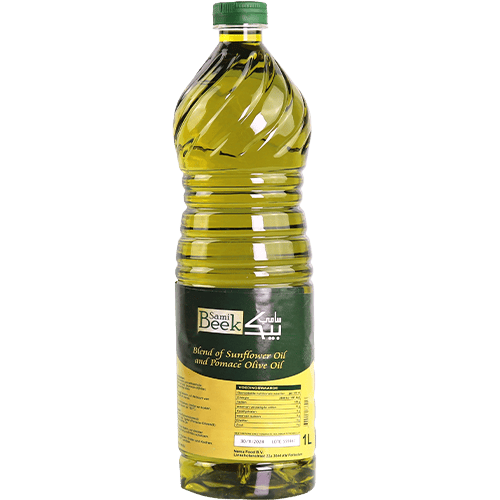 Beek Blend Sunflower and Pomace Olive Oil 1L | زيت الزيتون وزيت عباد الشمس سامي بيك بلند 1لتر