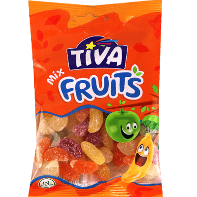 Tiva Mix Fruits Gummy Candy 80g