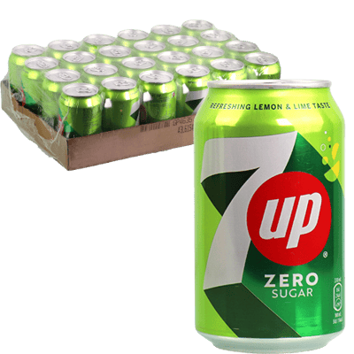 7UP Zero Sugar Lemon & Lime 330ml