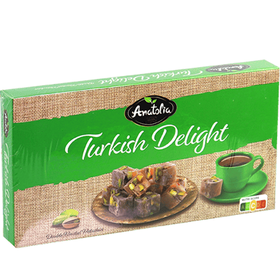 Turkse Delight met Pistache Anatolia 350g