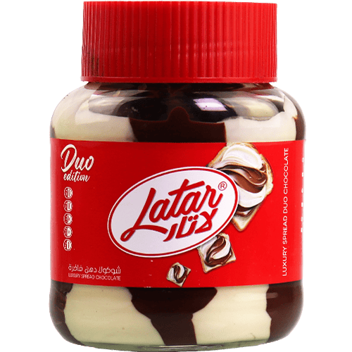 Latar Duo Vloeibare Chocolade Melk & Cacao 350g