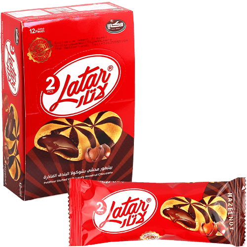 Pettifor Hazelnut Cream Latar 12 Packs x2 | بيتيفور حشوة كريمة البندق لاتار 12 عبوة × 2