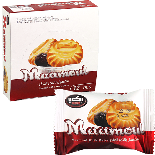Maamoul with Dates Makki 12 Pieces | معمول بالتمر الفاخر مكي 12 حبة