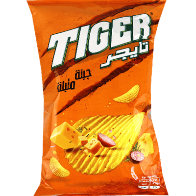 Tiger Gekruide Kaas Chips 90g