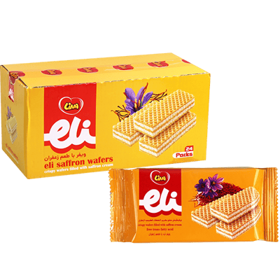 Lina Eli Saffraan Wafels 24 Stuks