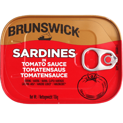 Brunswick Sardines in Tomatensaus 106g