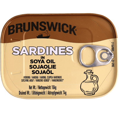 Brunswick Sardines in Sojaolie 106g