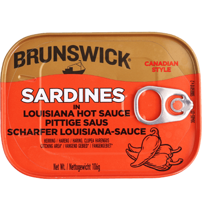 Brunswick Sardines in Pittige Louisiana-saus 106g