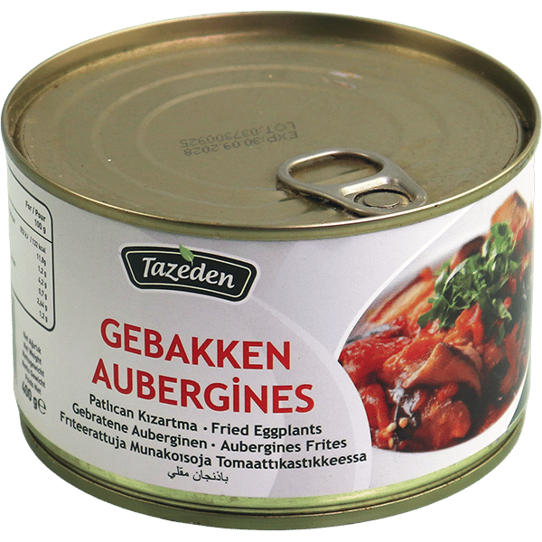 Tazeden Gebakken Aubergines 400g
