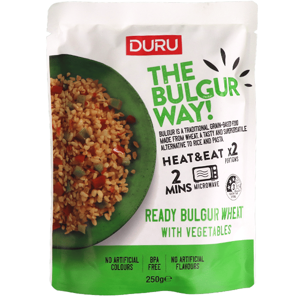 Duru Kant-en-klare Bulgur Tarwe met Groenten 250g