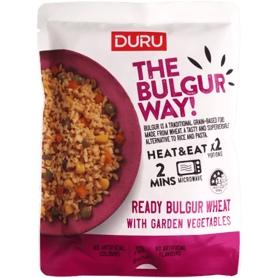 Duru Kant-en-klare Bulgur Tarwe met Tuingroenten 250g