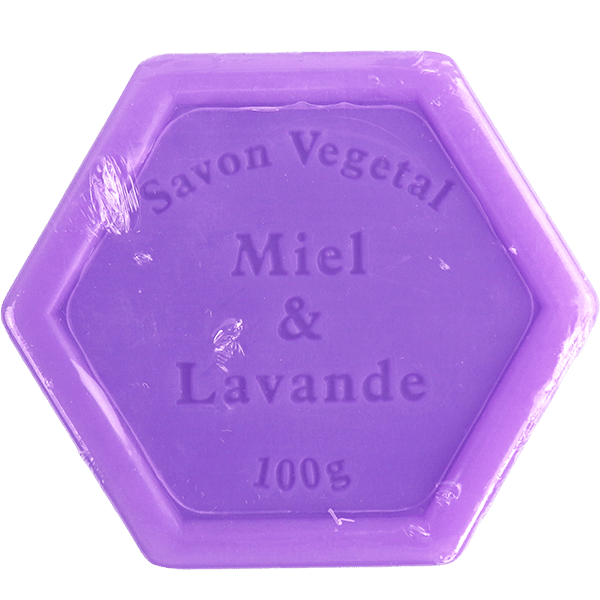 Plantaardige Zeep met Honing en Lavendel 100g