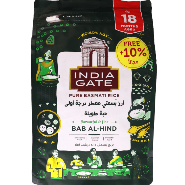 Basmati Rijst Bab Al Hind India Gate 5kg