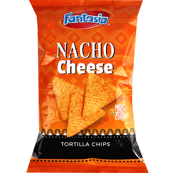 Nacho Cheese Tortilla Chips Fantasia 80g | شيبس تورتيلا بطعم جبنة الناتشو فانتازيا 80غ