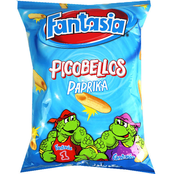 Picobellos Paprika Potato Snacks Fantasia 80g | سناك شيبس بيكوبيلوس بالبابريكا فانتازيا 80غ