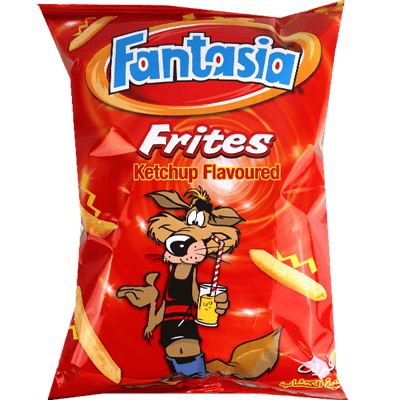 Frites Ketchup Potato Snacks Fantasia 80g | سناك فريت بنكهة الكاتشب فانتازيا 80غ
