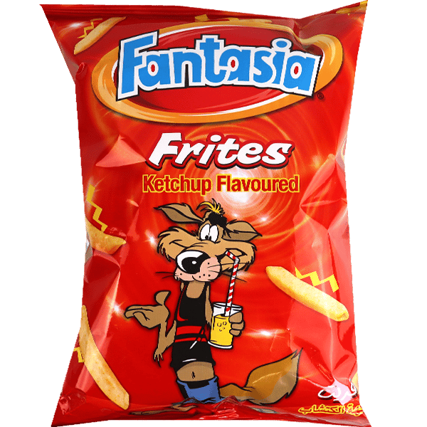 Frites Ketchup Potato Snacks Fantasia 80g | سناك فريت بنكهة الكاتشب فانتازيا 80غ