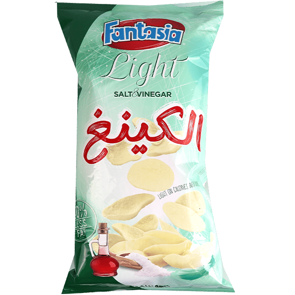 Light Aardappelsnack Salt and Vinegar Al King Fantasia 90g