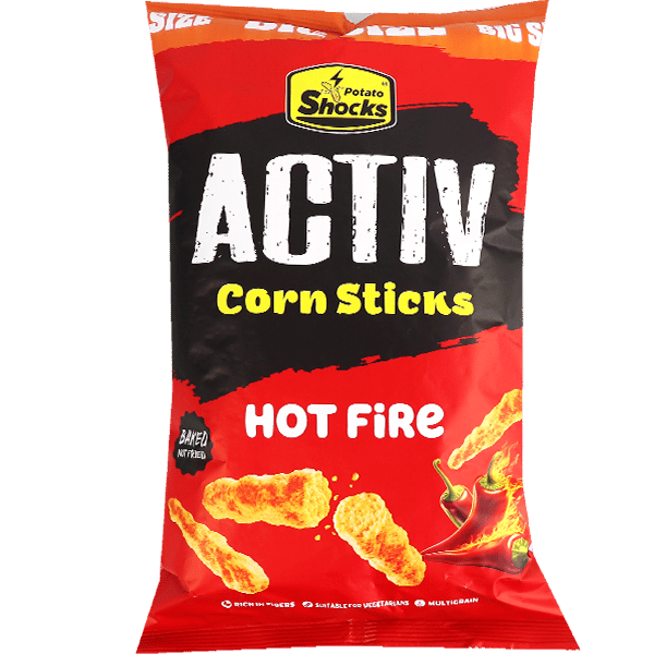 Pittige Maissticks Hot Fire Activ Shocks 160g