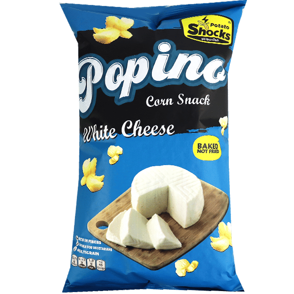 Maissnack Witte Kaas Popino Shocks 70g