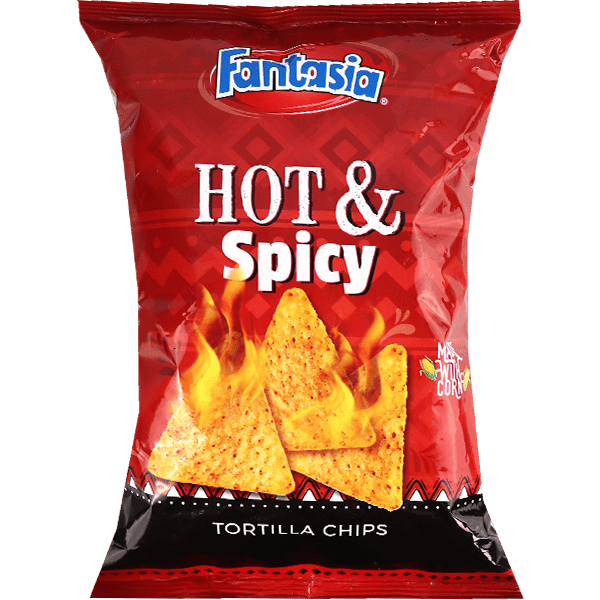 Pittige Tortilla Chips Hot & Spicy Fantasia 80g