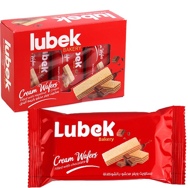 Wafels met Hazelnootcreme Lubek Bakery