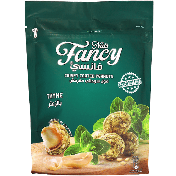 Krokante Pinda’s met Zaatar Tijm Fancy 100g